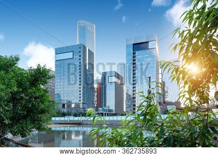 Located In The Financial District Of Xincheng In The East, Ningbo, China.