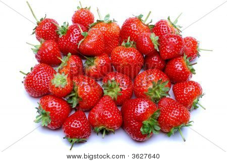 Strawberrys på hvid