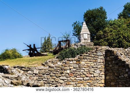 The Famous Sightseeing Tsarevets Fortress, Veliko Tarnovo, Bulgaria.