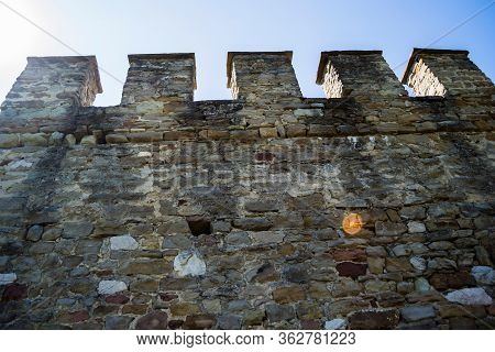 The Famous Sightseeing Tsarevets Fortress, Veliko Tarnovo, Bulgaria.
