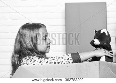 Insurance Post Package. Deliver Your Treasures. Storage For Toys. Delivering Happiness. Little Child