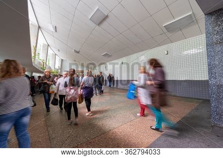 Truskavets, Lviv Region, Ukraine, May 24, 2019, Mineral Water Pump Room In The City