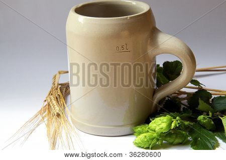 Bierpul, hop en gerst
