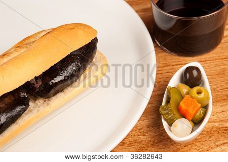Morcilla bagietki