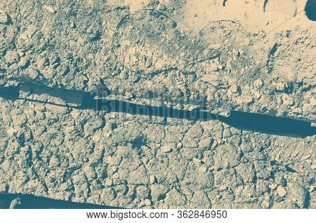 Abstract Celadon And Beige Texture Background With Copy Space For Design.