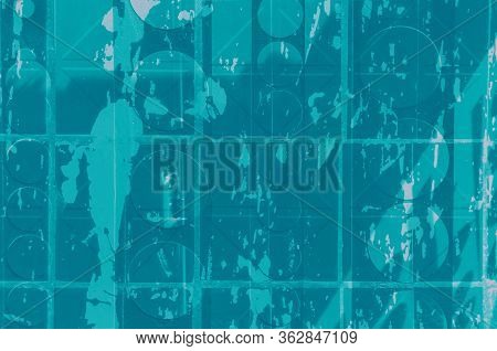 Abstract Turquoise, Celadon And Aquamarine Colors Background For Design.