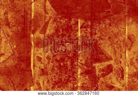 Abstract Red And Yellow Colors Background For Design.