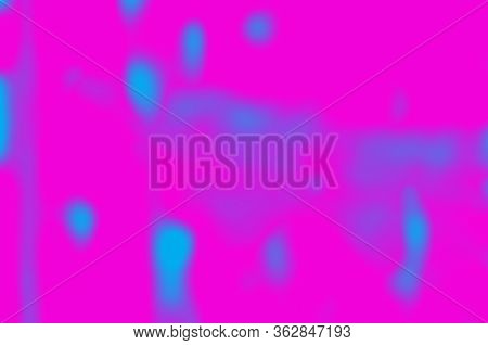 Abstract Bright Blur Pink And Blue Colors Background For Design.