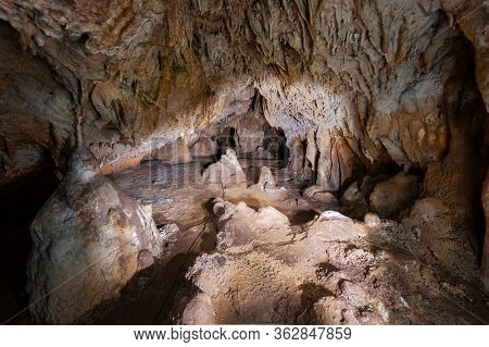 Natural Cave Near Niska On The Island Of Cres (croatia)