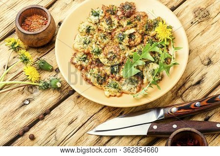 Deep Frying Dandelion