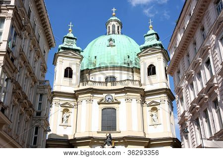 Peterskirche (kostel svatého Petra) ve Vídni, Rakousko