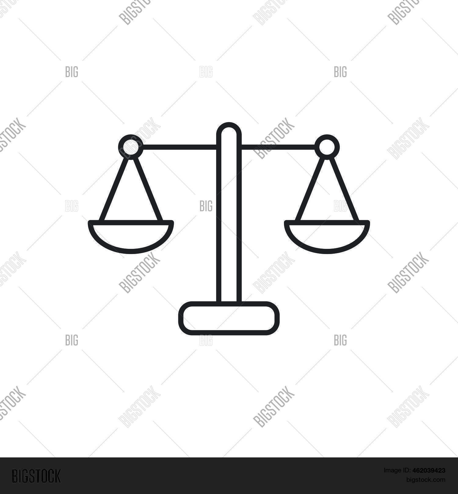 Scale Icon Template Vector & Photo (Free Trial) | Bigstock