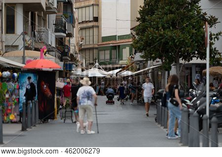 Cambrils, Spain : 2022 September 10 : The Torre Del Port Is An Icon Of Cambrils, Located In Front Of