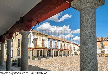 Main Square In The Town Of Navalcarnero, Community Of Madrid, Spain