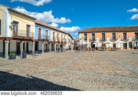 Main Square In The Town Of Navalcarnero, Community Of Madrid, Spain