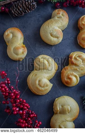 Lussekatter, Sweet Swedish Buns Baked With Saffron
