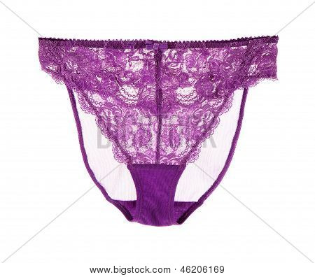 섹시 한 퍼플 Lacework 팬티