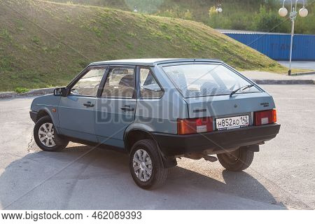 Novosibirsk, Russia - 08.09.2022: Lada Samara ,vaz 2109, Lada Sputnik. Old Used Car In A Good Condit