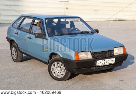 Novosibirsk, Russia - 08.09.2022: Lada Samara ,vaz 2109, Lada Sputnik. Old Used Car In A Good Condit