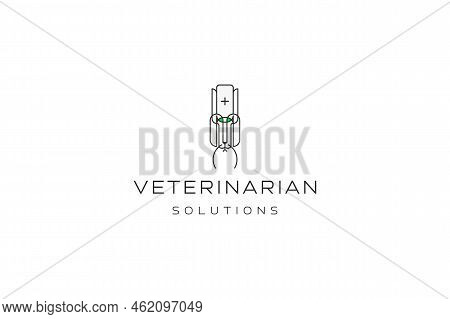 Template Logo Design Solution For Veterinary Clinic
