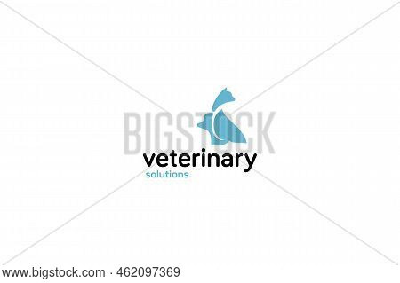 Template Logo Design For Veterinary Clinic Or Veterinarar