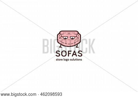 Template Logo Design For Sofas Store Or Sofas Production