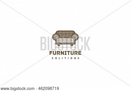 Template Vector Logo Design For Furniture Production