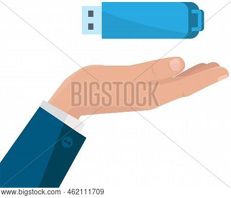 Usb Flash Drive Storage Device That Uses Flash Memory As Medium And Is Connected To Computer Or Othe
