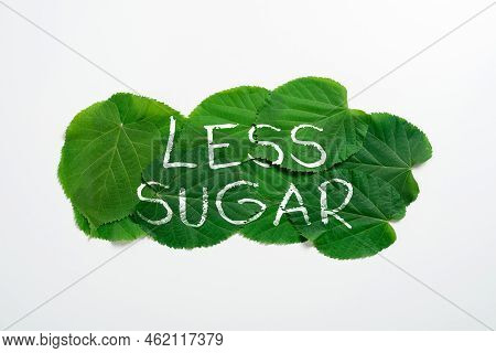 Handwriting Text Change The Game. Word For Lower Volume Of Sweetness In Any Food Or Drink That We Ea