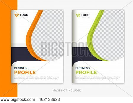 Corporate Business Cover Design Set, Business Profile Magazine Cover