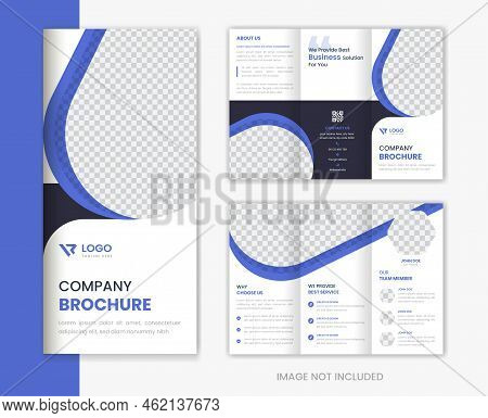 Business Trifold Brochure Design Template, Business Presentation, Company Profile Design