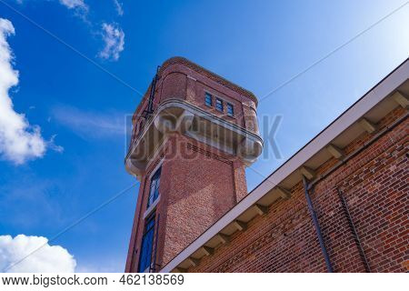 Enschede, Netherlands - April 30, 2022: Modern Architecture In Roombeek. The District Is Best Known 