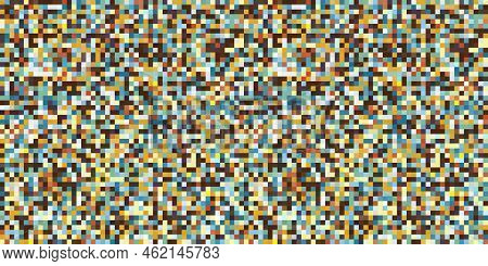 Colored Pixels. Abstract Color Background. Vector Illustration For Wallpaper, Banner Covers And Crea