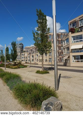 the city of Doesburg at the ijssel river