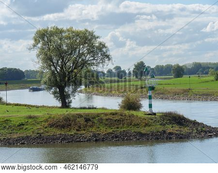 the city of Doesburg at the Ijssel river