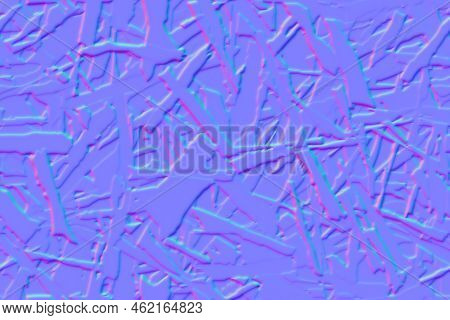 Normal Map Of Osb Boards From Wooden Chips 3d Rendering