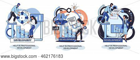Qualified Employee Training Program. Refresher Course Metaphor. Help In Professional Development. Le