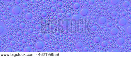 Normal Map Of Seamless Pattern With Milkshake Texture 3d Rendering