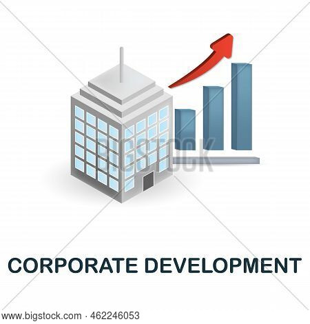Corporate Development Icon. 3d Illustration From Corporate Development Collection. Creative Corporat