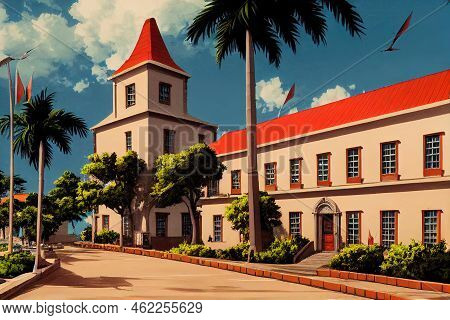 Anime St Georges Grenada Ust 2 Credit Union House In St Georges The Capital City Of Grenada , Anime 