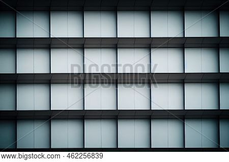 Anime Style, Minimalism In Urban Architecture Photography The Royal Danish Theatre Facade Detail In 