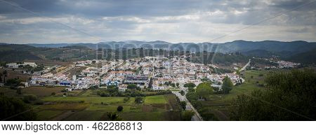 Aljezur, Portugal, September 2022: Aerial Townscape View On The New Part Of Aljezur In The Algarve, 