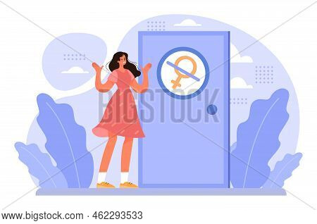 Gender Inequality Concept. Women Social Imparity Problem