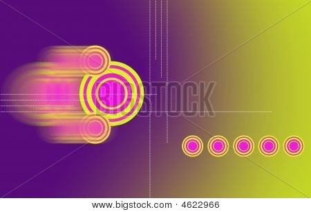 Flytte Dayglow cirkler
