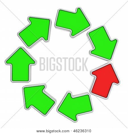 Loop af pile