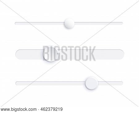 Scrollbar Element Button. Interaction Technique Or Widget For Scrolling Content On Webpage, Desktop 