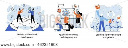 Help In Professional Development. Qualified Employee Training Program. Learning For Software Develop