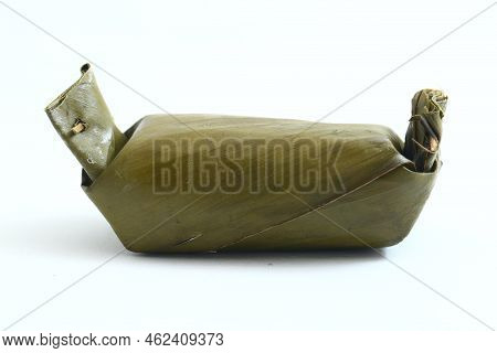 Arem-arem Or Lemper Is Traditional Food From Java. Arem-arem Made From Rice Cake Containing Vegetabl