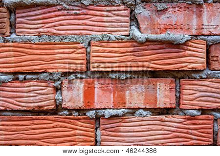 Red Brick Wall Background