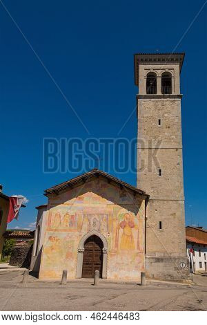 The Historic 15th Century Church Of San Pietro And San Biagio In The Brossana Borgo Area Of Cividale